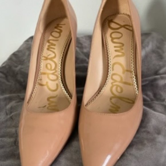 Sam Edelman Danna Beige Pointed Pumps - 6.5 - Picture 3 of 8
